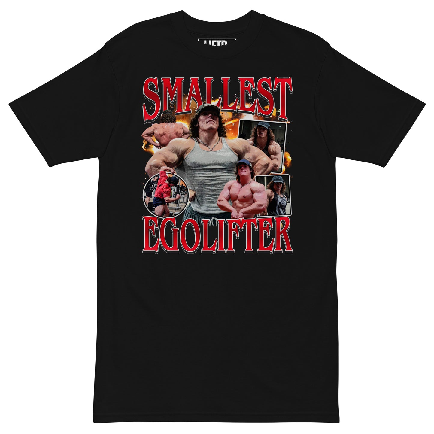 "Smallest Egolifter" heavyweight tee