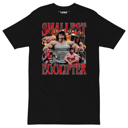 "Smallest Egolifter" heavyweight tee